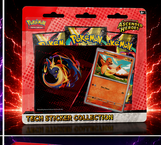 Mega Evolution: Ascended Heroes Tech Sticker Collection - Charmander