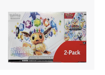 Costco Pokemon Prismatic Evolutions 2-Pack Trainer Box and Booster Bundle