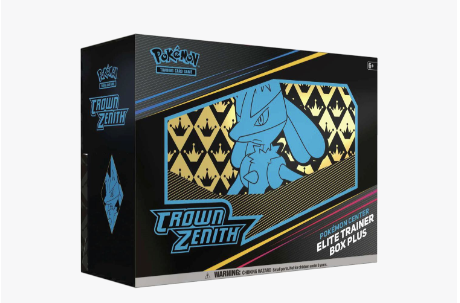 Crown Zenith Pokemon Center Elite Trainer Box Plus
