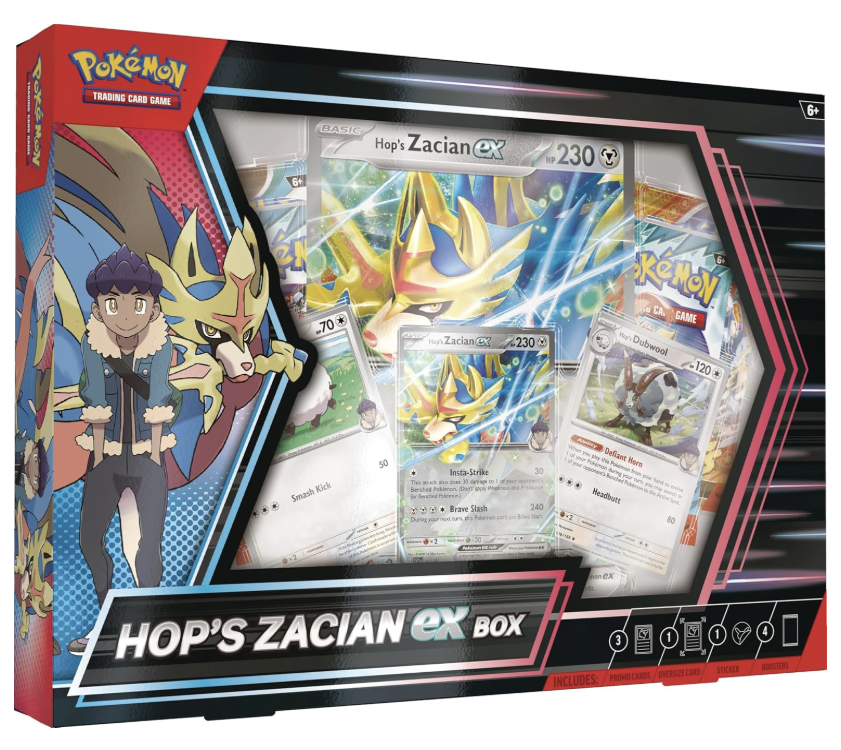 Hop's Zacian ex Box