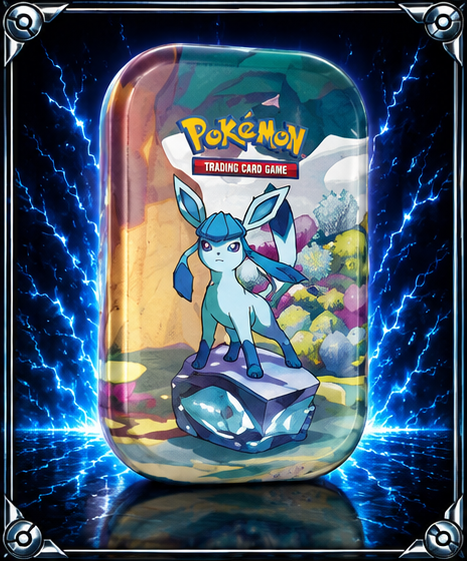 Prismatic Evolutions Mini Tin Glaceon