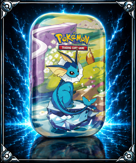 Prismatic Evolutions Mini Tin | Vaporeon