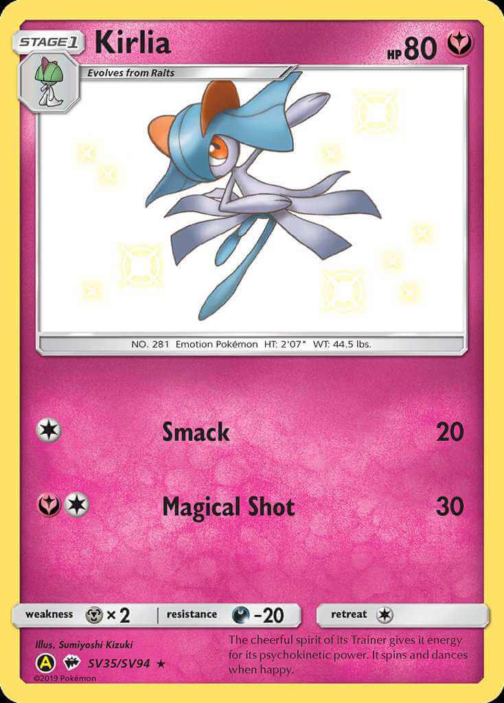 Kirlia SV35 Hidden Fates: Shiny Vault Shiny Rare
